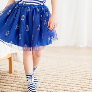 Star Wars Hanna Andersson Blue Tulle Skirt Size 4T